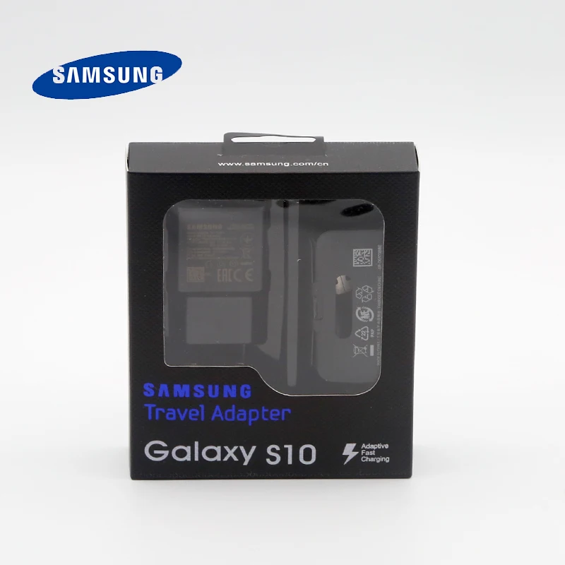 Оригинальное Адаптивное быстрое зарядное устройство samsung для Galaxy s10 s10e S8 S9 Plus Note 8 9 A3 A5 A7 USB настенный адаптер для быстрой зарядки