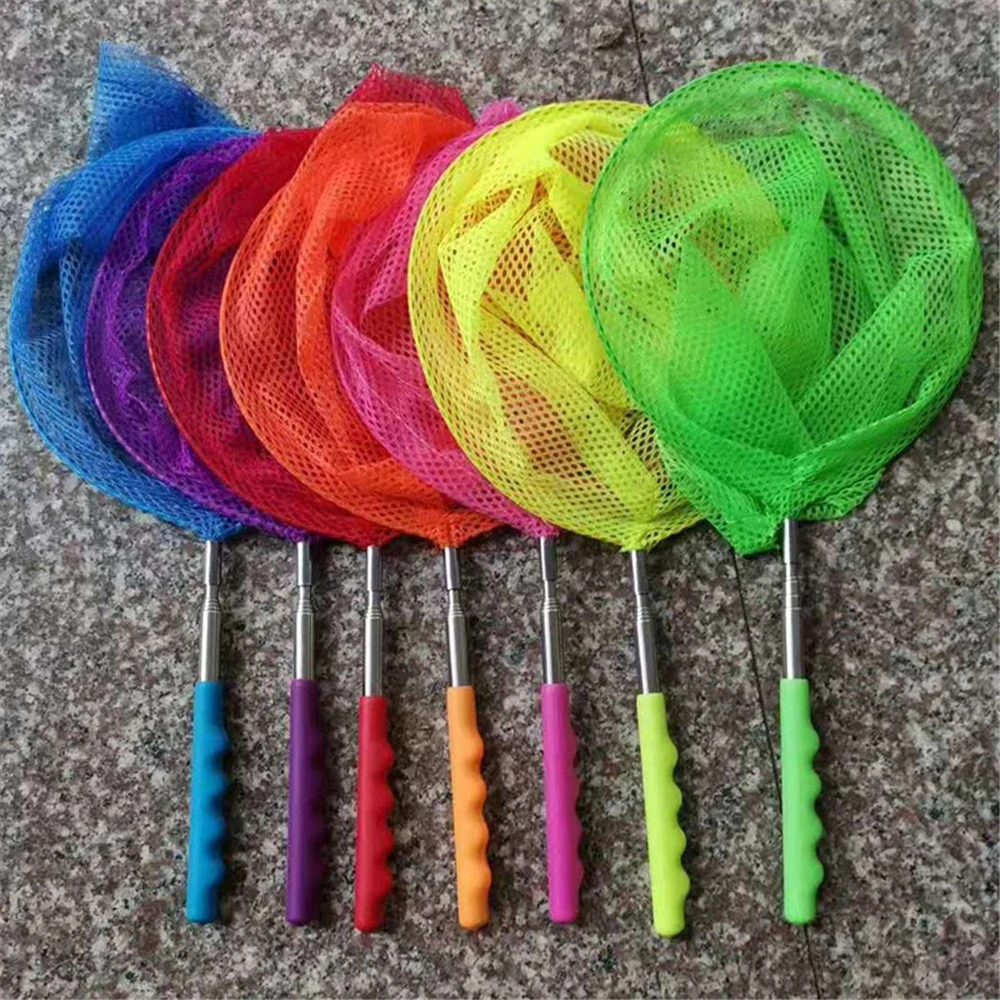 Детская рыболовная сеть Радужный пляж Выдвижная детская бабочка насекомые лова