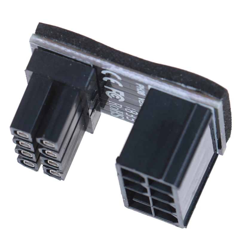 ATX 8pin Male 180 Degree Angled to 8 Pin Female Power Adapter for Desktops Graphics Card | Мобильные телефоны и