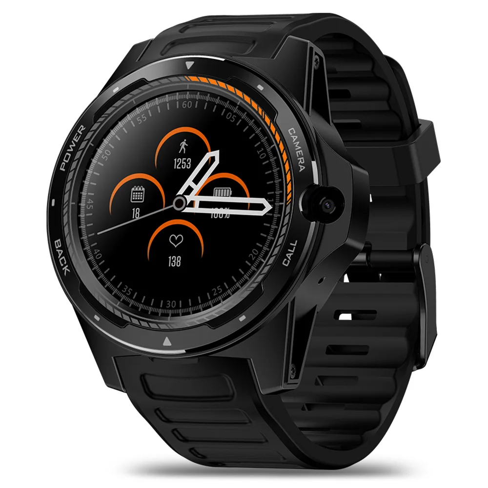 Zeblaze Thor 5 Смарт-часы 2 ГБ+ 16 Гб 8.0MP фронтальная камера двойная система 1,39 дюймов AOMLED экран gps сердечного ритма Смарт-часы телефон