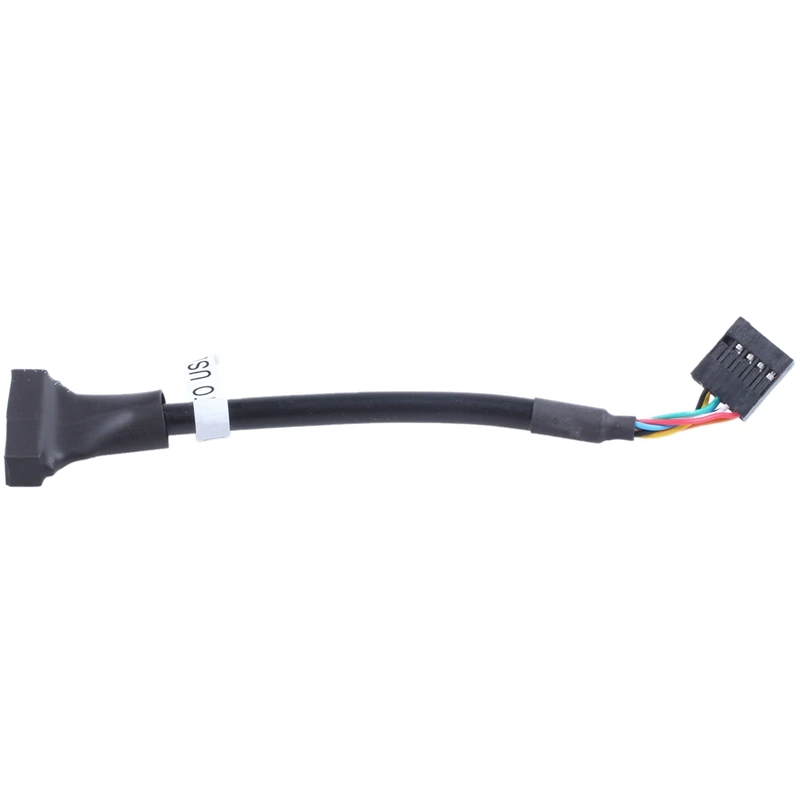 Retail Black USB 2.0 9 Pin Female to 3.0 20 Male Cable Adapter Connector | Электроника