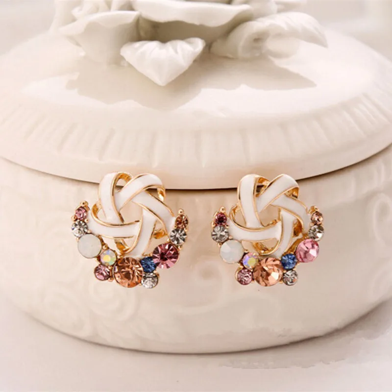 2017 новые южнокорейские роскошные женские серьги фэн-шуй Модные для женщин и