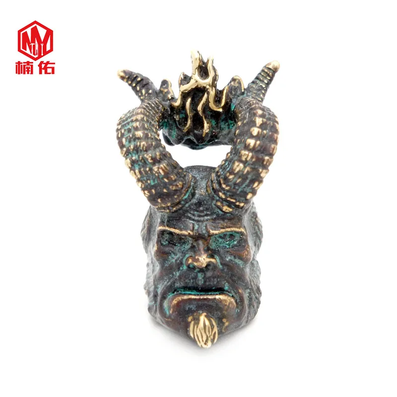 

Бусы на веревочке ручной работы Broze Hellboy EDC, 1 шт.
