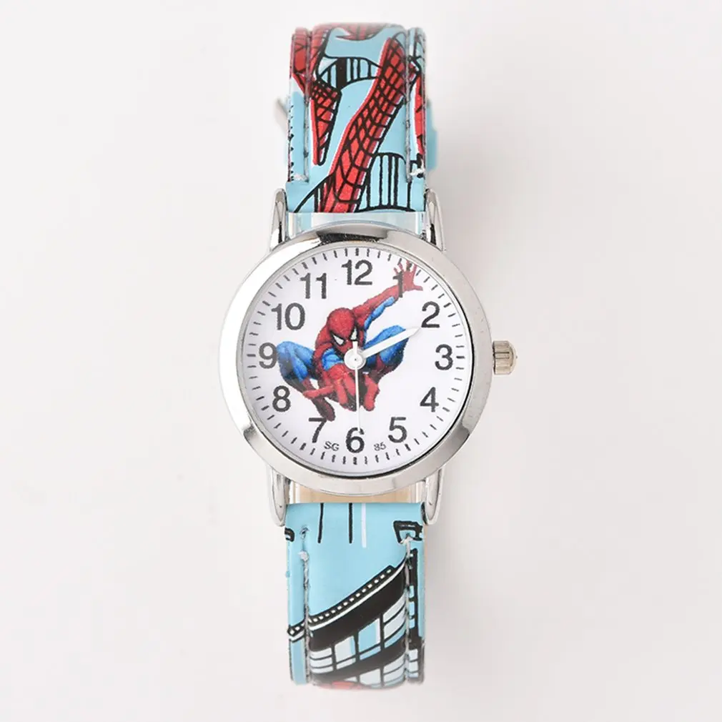 Fashion Children Watch Round Dial Kids Watches Girls Boys Leather Watches Clock Quartz Wristwatch for Dropshipping