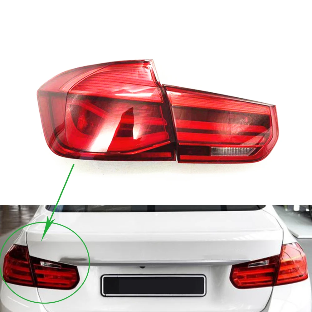 

LED Tail Light Assembly for BMW 3 Series 330Li 318i 320i 2016~2019 Brake Lights Assembly Car Rear Lamp Turning Signal Light
