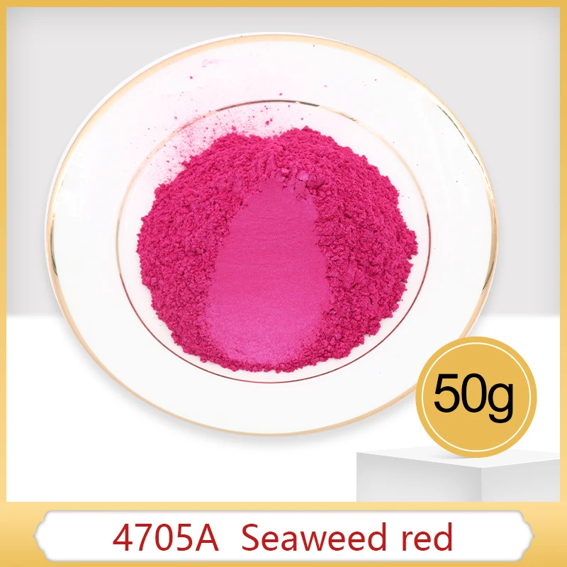 Seaweed Red Pearl Powder Pigment Mineral Mica Powder DIY Dye Colorant for Soap Automotive Arts Craft