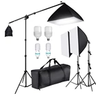 Светильник для фотосъемки ing 50x70 см, комплект софтбокса, кронштейн-светильник E27, разъем 135 Вт 25 Вт, светильник-подставка, аксессуары для фотостудии