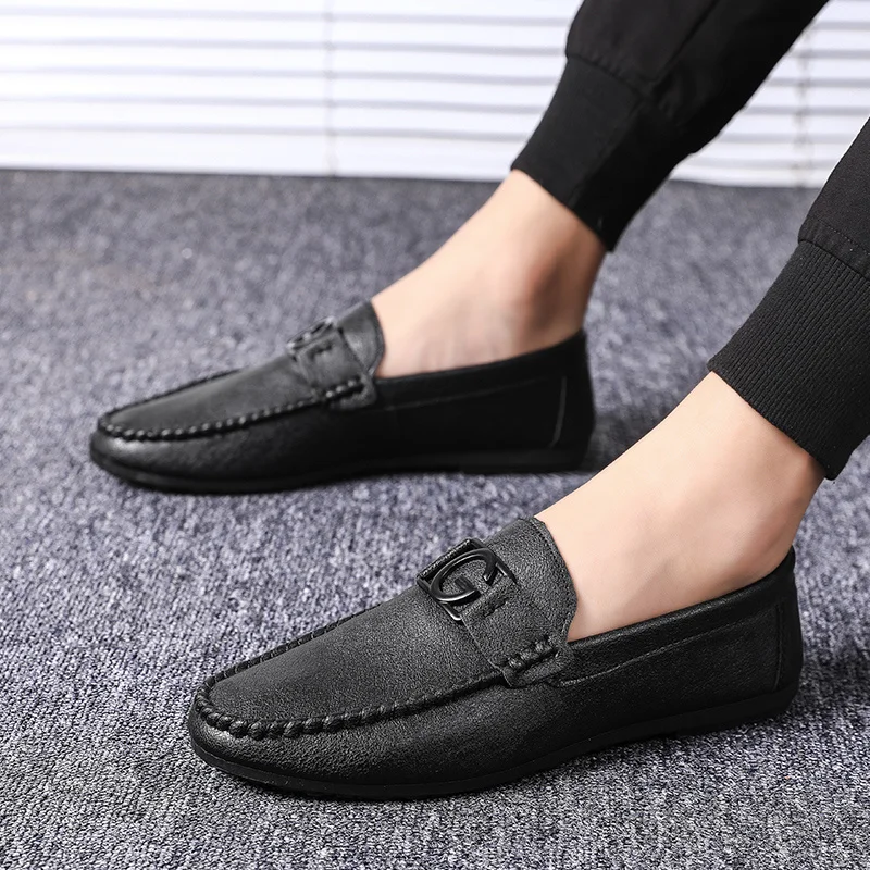 

Кроссовки мужские из спилка, модная брендовая обувь, Повседневные Дышащие, Нескользящие, для улицы, прогулок