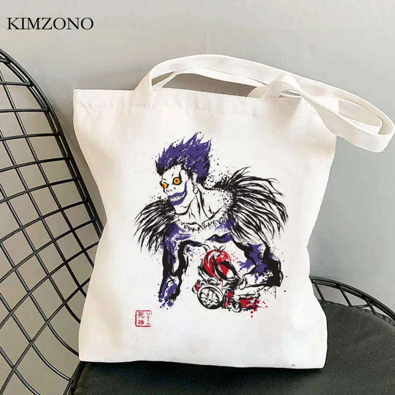 

Сумка для покупок Death Note, сумка из Сумочка для покупок хлопка для продуктов, ecobag, Джутовая сумка