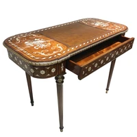 british mahogany desk villa classical european style desk inlaid shell dressing table ta