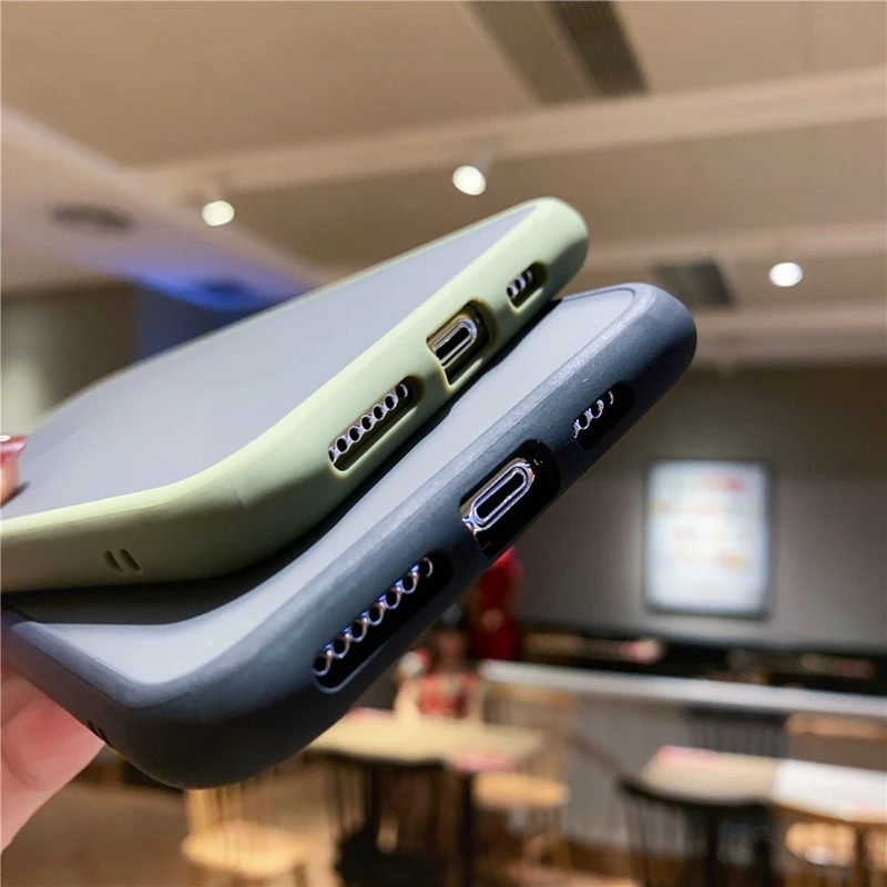 Чехол для iPhone X 11 Pro XR XS MAX 10 7 8 6s 6 Plus двойной цветной противоударный Гибридный