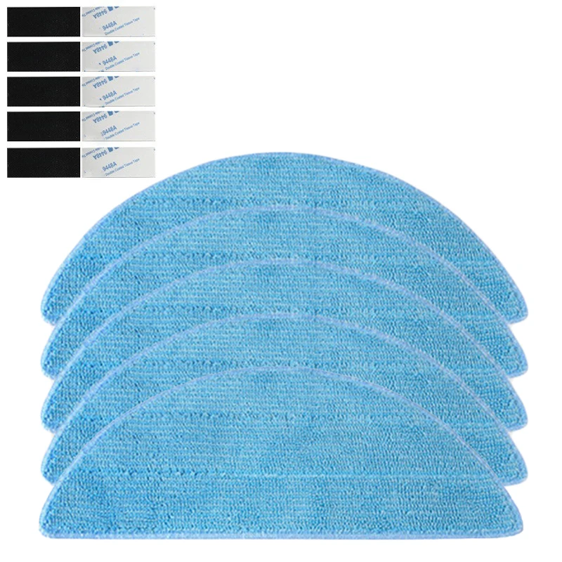 

5pcs Rag Stickers Kit For Ecovacs Deebot 601 Robot Vacuum Cleaner Accessories Cleaning Supplies Mop Cloth Mopping