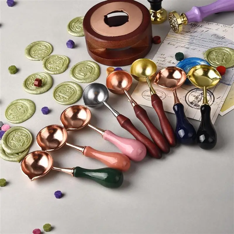 Ложка для воска восковая печать штамп бусины винтажного ремесла конверта