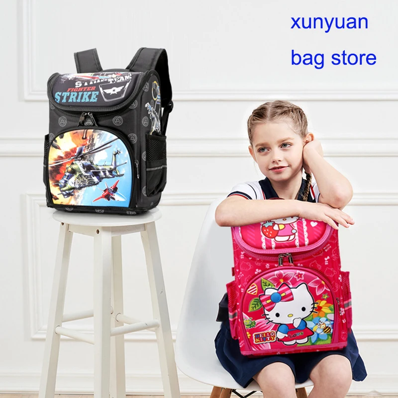 

2020 New Russia primary School Student Schoolbag Female Canvas Backpack for Girls Back Bag