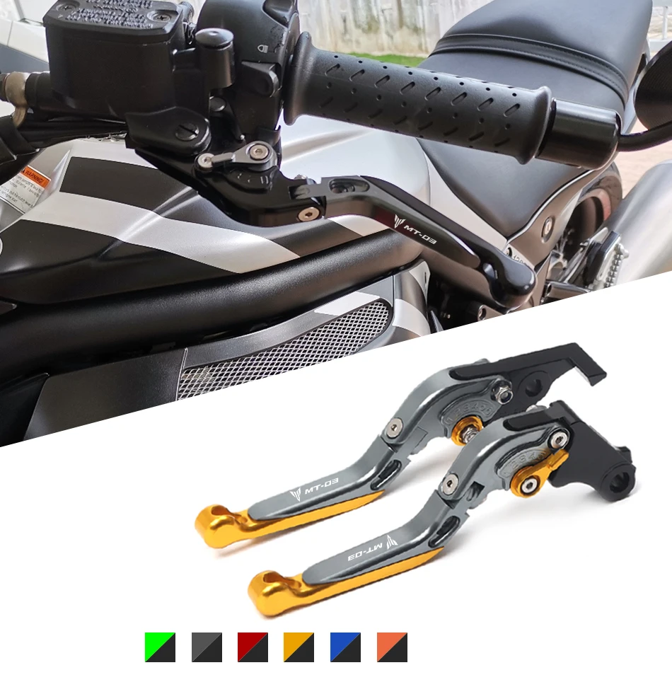 

Складные Выдвижные рычаги тормозной муфты для YAMAHA MT-03 MT03 MT 03 2015-2018