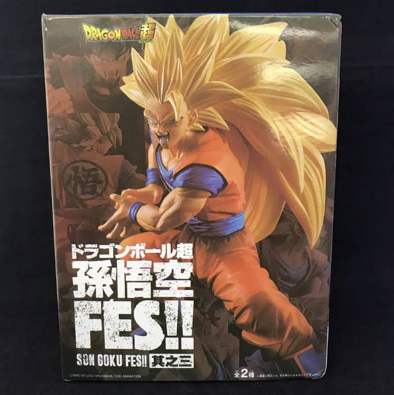 

Dragon Ball Super Saiyan 3 Son Goku Anime Figures FES 15cm PVC Toys Action Figma DBZ Model Doll Xmas Gift Goku Gogeta Juguetes