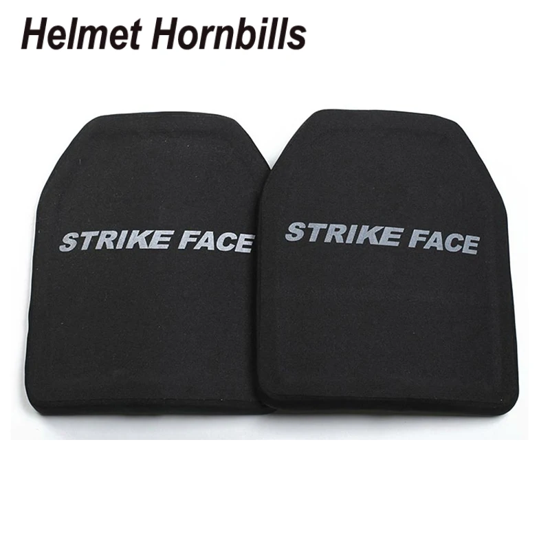 

Helmet Hornbills 2PCS Alumina&PE NIJ Level III Stand Alone Body Armor Tactical Bulletproof Panel Al2O3 Level 3 Ballistic Plates
