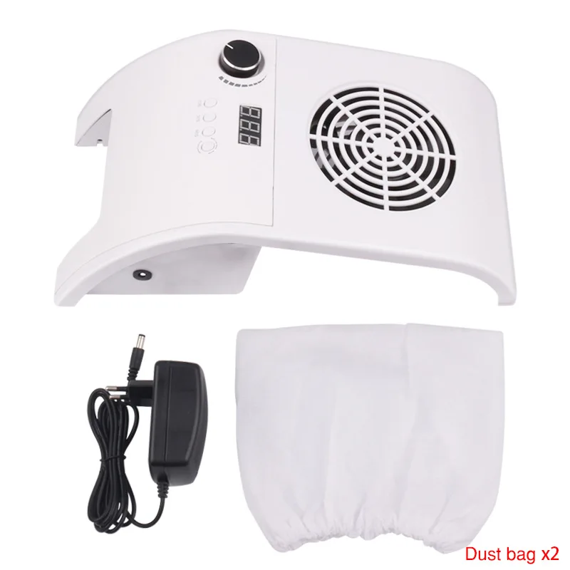 

40W Nail Art Equipment With LED Nail Lamp Curing All Gels Nail Drill Nail Dust Collector Manicure Machine Tool Nail Dust Suction