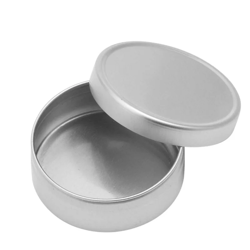 10 мл Алюминиевая пустая банка для косметики контейнер олова коробка с серебряной