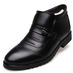 Мужские ботильоны из натуральной воловьей кожи, коричневые ботинки челси, теплая обувь из хлопка, брендовые ботинки для зимы, 100%