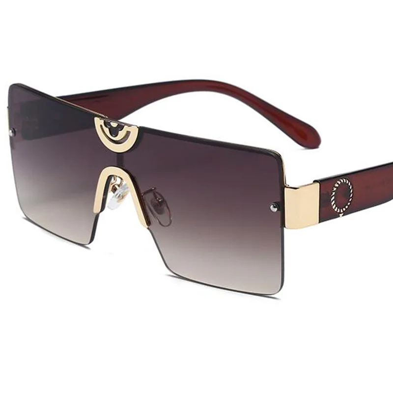 Солнцезащитные очки с градиентом для мужчин и женщин квадратные большого