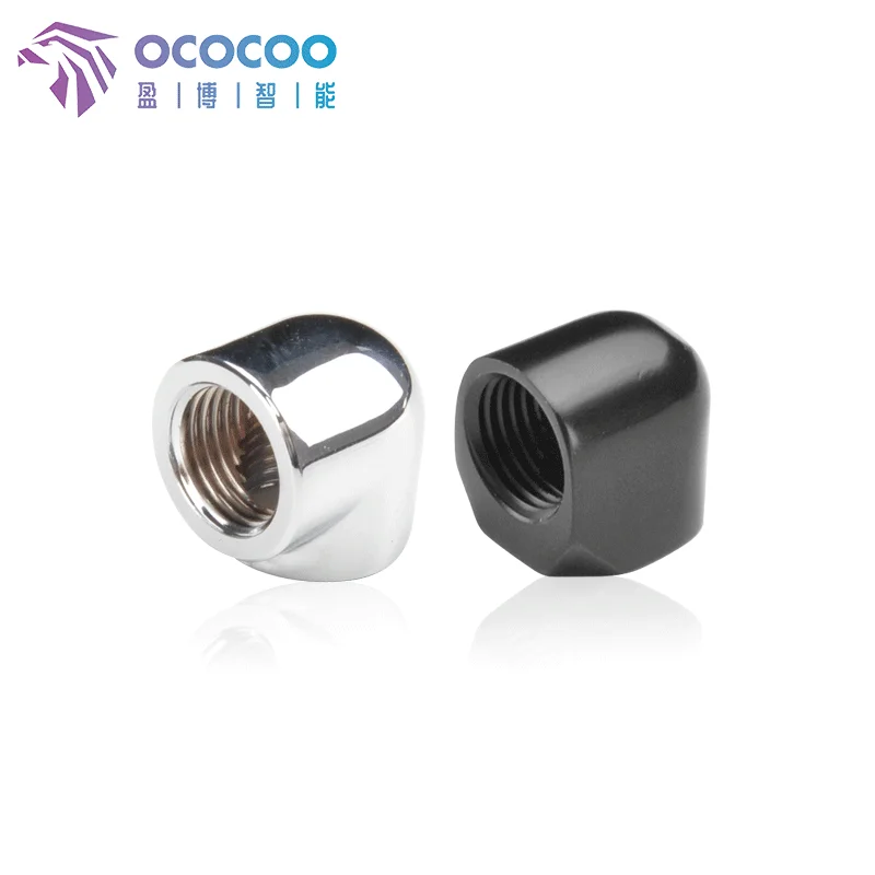 OCOCOO Водяной кулер компьютер жесткая трубка Diy Аксессуары 90 градусов
