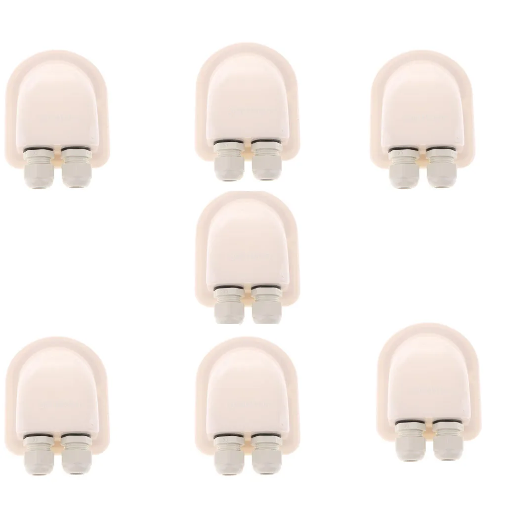 7X крыша панели солнечных батарей кабельный ввод Сальниковая Коробка с двойным