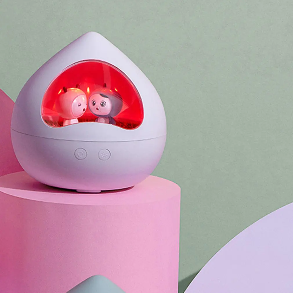 

Creative Rotating Music Night Light Bedroom Children's Room Atmospheric Music Light Bedside Sleep Aid Light