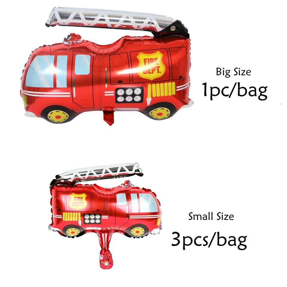 

1Pack Construction Car Inflatable Foil Air Balloons Excavator Vehicle Baby Shower Kids Boys Happy Birthday Party Decor Supplies
