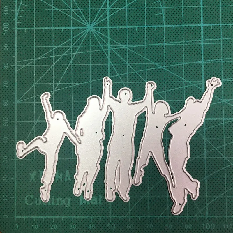 2020 новые металлические штампы 5 шт. для танцев мужчин и женщин трафаретные