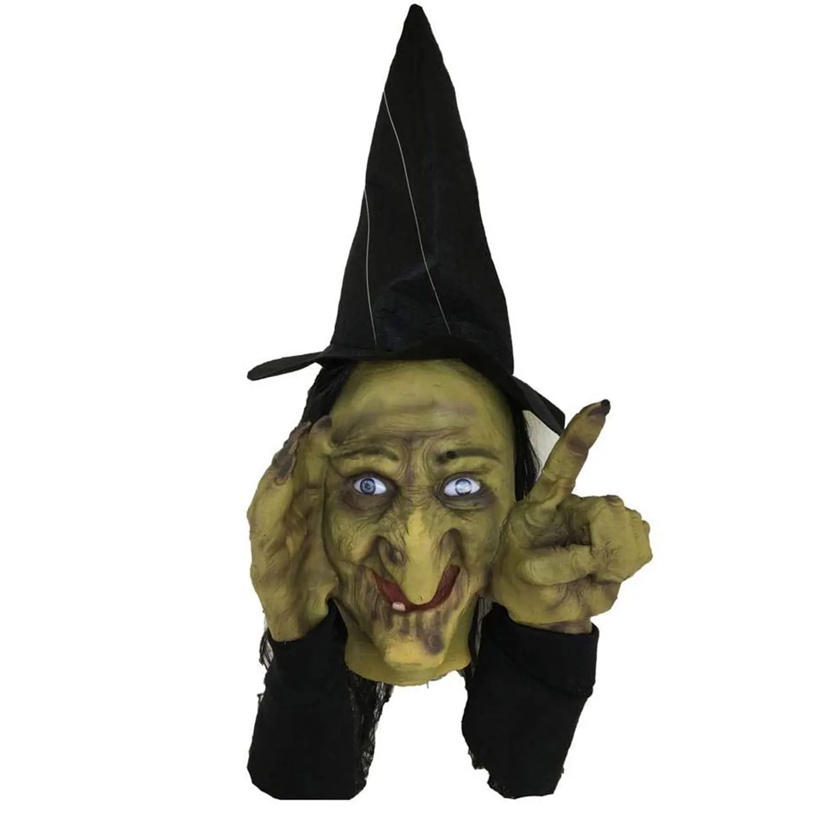 

Peeper Witch украшение на Хэллоуин латексный материал жутвечерние домашний декор для окна для сада миниатюры TS2