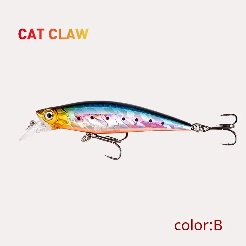 Cat Claw Lure Premium Series 303M Hard Minnow Fishing Lure Artist Minnow Freshwater Fishing Trout Lure Hard Bait 33g 100mm - Цвет: color D