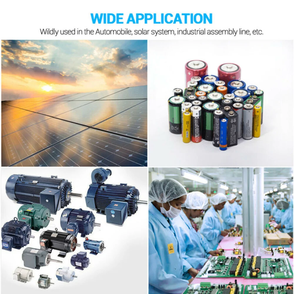 

LCD Display Digital Current Voltage Solar Po-wer Meter Multimeter Ammeter Voltmeter Batt-ery Monitor Meter