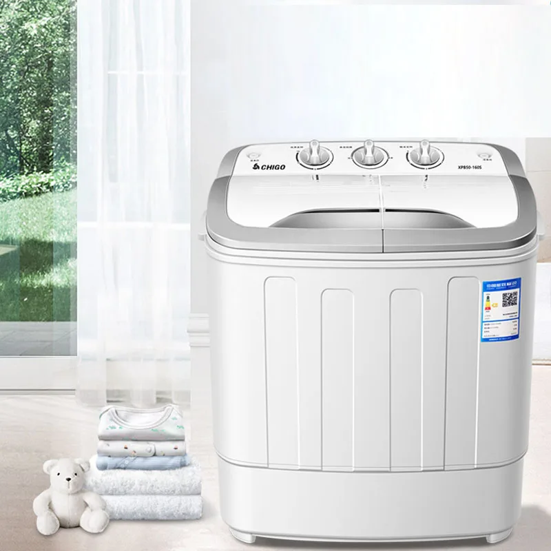 5 кг полуавтоматическая двойная бочкомойка двойной цилиндр бар бытовой волновое