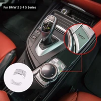 aluminum alloy car multimedia knob with map button frame decoration trim for bmw 2 3 series gt 4 5 series 6 7 x1 f48 x3 x4