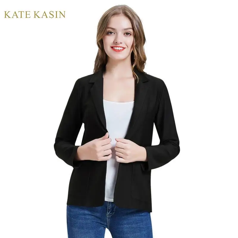 Женский деловой Блейзер Kate Kasin блейзер на одной пуговице офисный стильный пиджак