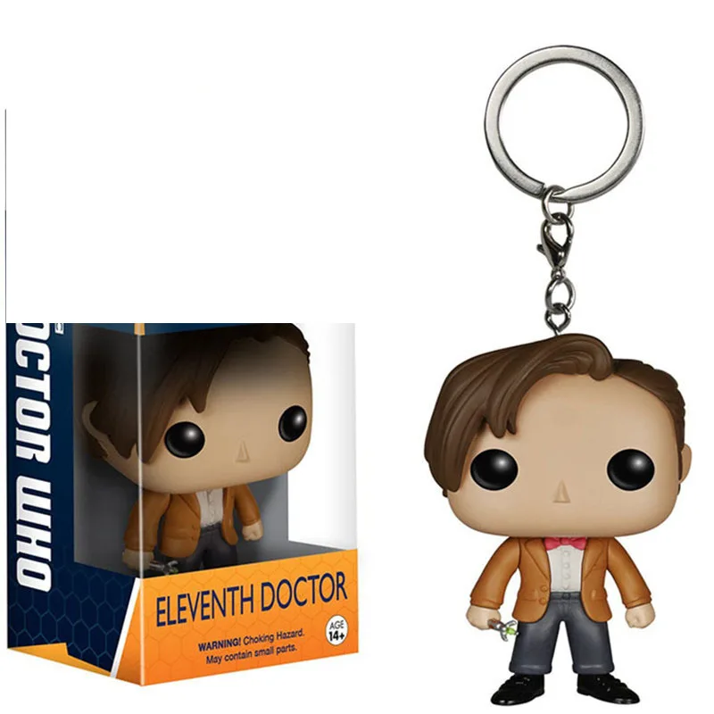 FUNKO Доктор Кто десятый одиннадцатый синего цвета из ТПУ с принтом &quotТардис