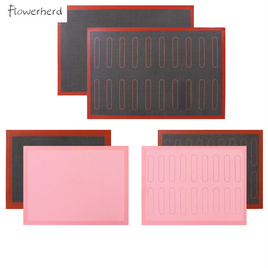 Breathable Silicone Baking Mat Bread Baking Mesh Baking Tools Double-sided Available Pan Mat Kitchen Gadgets Baking Accessories