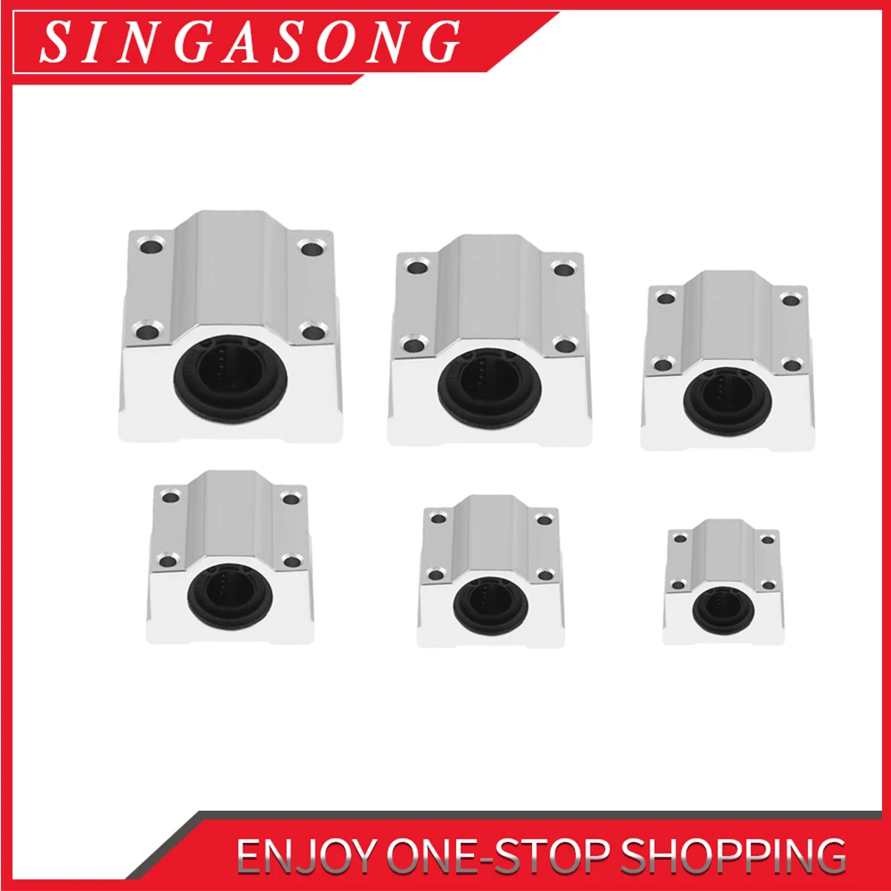 Блок линейных шарикоподшипников SCS8UU 8 мм фрезерный станок с ЧПУ SCS6UU SCS10UU для 3D