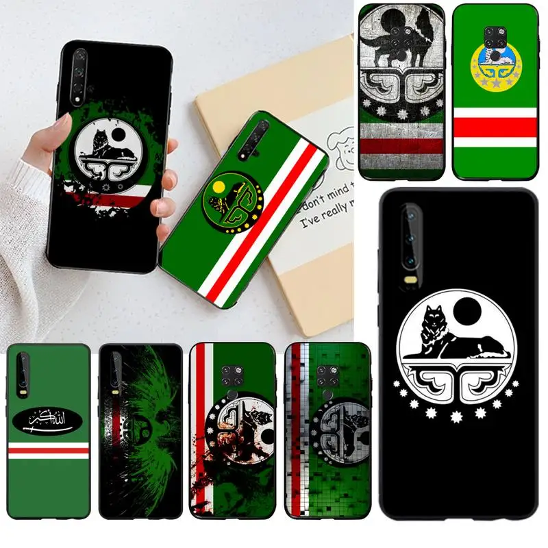 

KPUSAGRT Flag Of Chechnya Art Soft Phone Case Cover for Huawei P40 P30 P20 lite Pro Mate 30 20 Pro P Smart 2019 prime