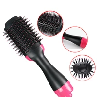 3 in 1 rotating hair dryer brush electric multifunctional hot hair brush hair curler hair straightener women hair blower brush