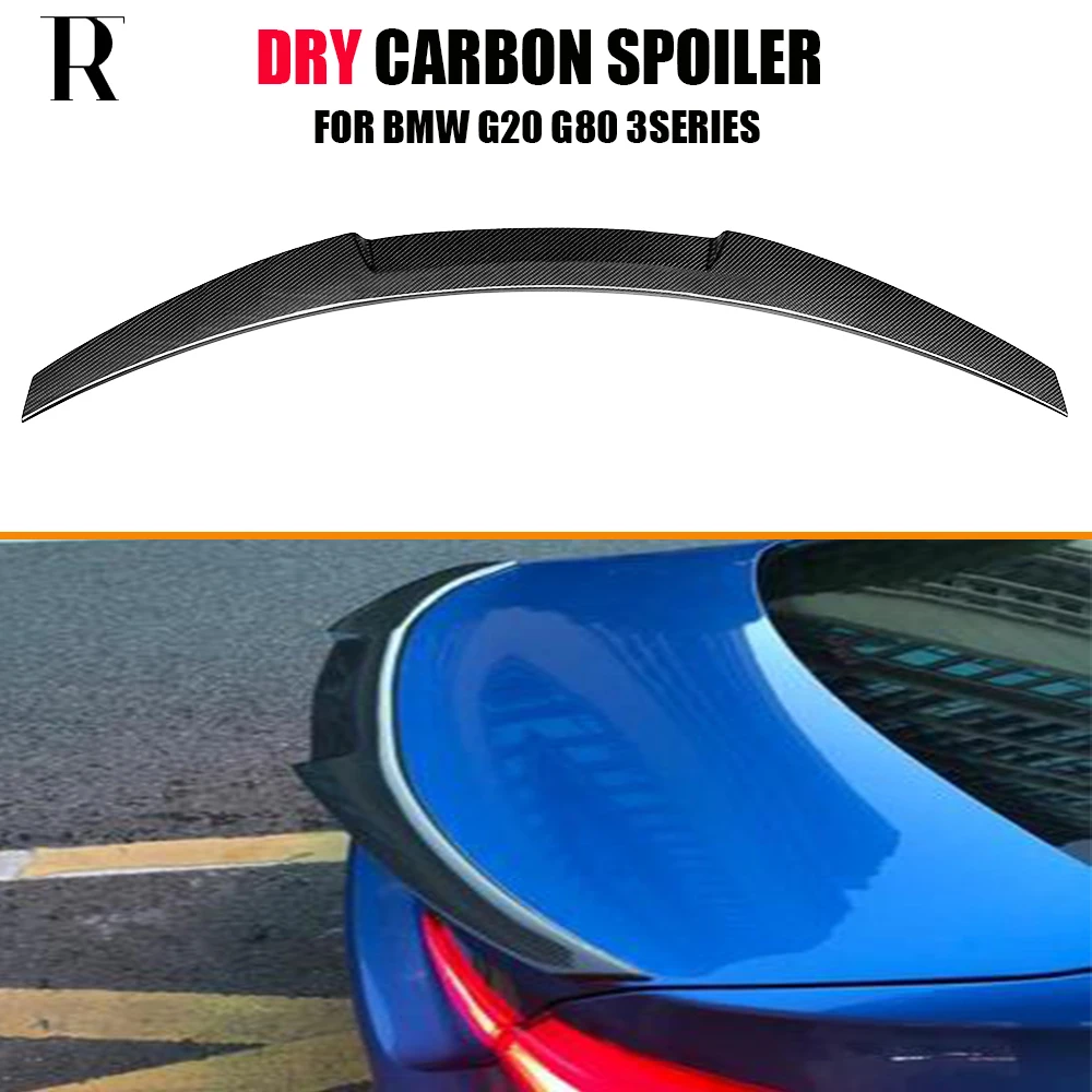 

M4 Style Dry Carbon Fiber Rear Trunk Spoiler for BMW G20 New 3 Series Sedan 320 330 M340 & G80 M3 2019UP