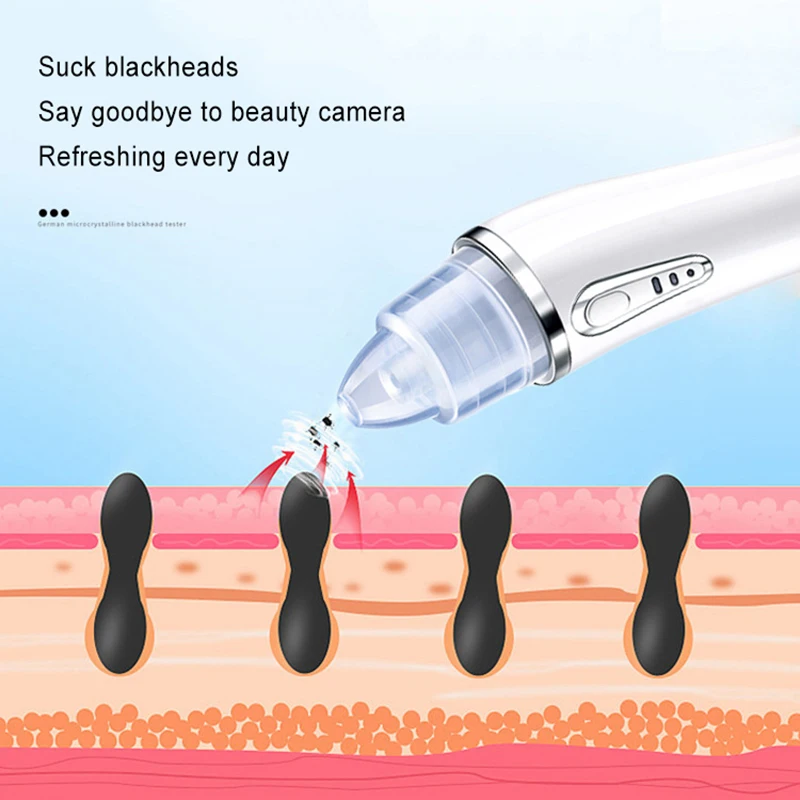 

USB Rechargeable Blackhead Remover Vacuum Suction Black Point Vacuum Cleaner Pore Acne Remover Pimple Face Cleaner Skin Care