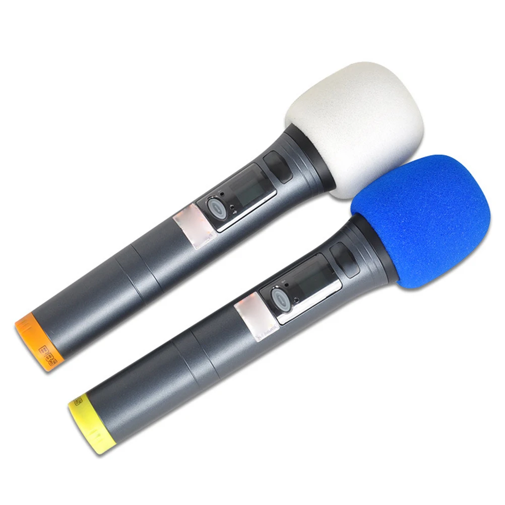 Набор поролоновых микрофонов разных цветов сменный Поролоновый чехол для DJ Stage