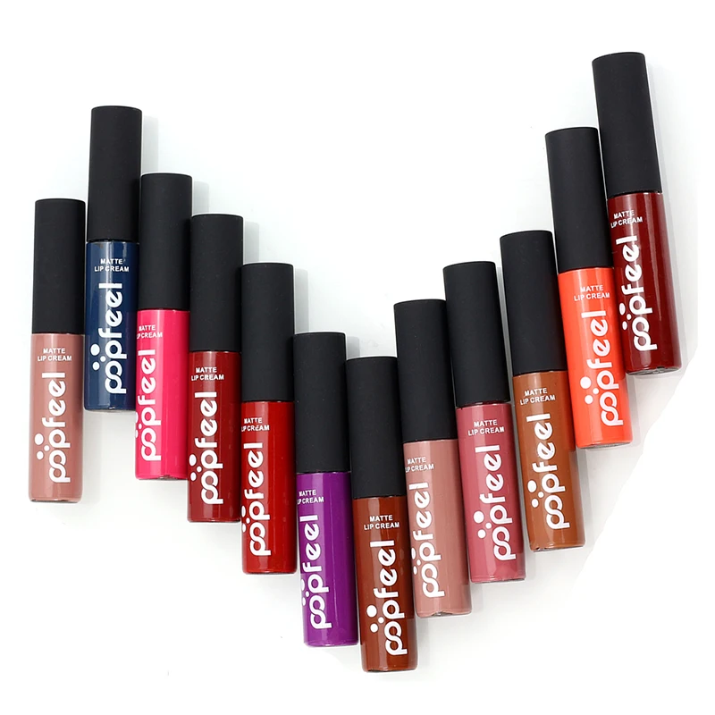 2019 горячая Распродажа жидкая бархатная Матовая не выцветающая помада Карандаш