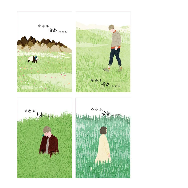 

Colorful Unicorn A5 Creative Notebook Office Diary Plan 4Pcs/Set Graffiti Student School Stationery Books