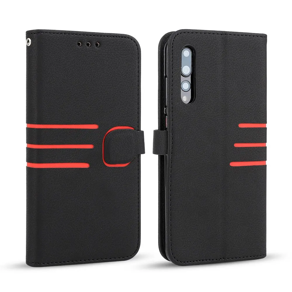 Black L-FADNUT для huawei P20 Lite чехол P30 Pro деловой винтажный Магнитный кошелек Флип-подставка кожаный чехол для huawei mate 20 Pro чехол s - Цвет: Black