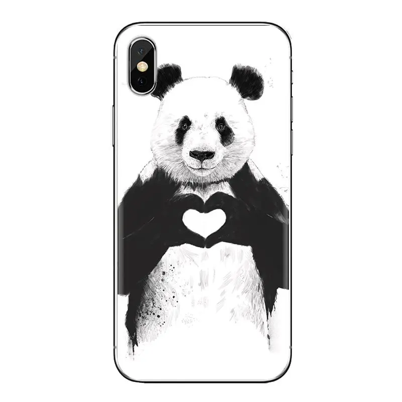 For Oneplus 3T 5T 6T Nokia 2 3 5 6 8 9 230 3310 2.1 3.1 5.1 7 Plus 2017 2018 Soft Transparent Shell Covers Fashion Animal Panda |