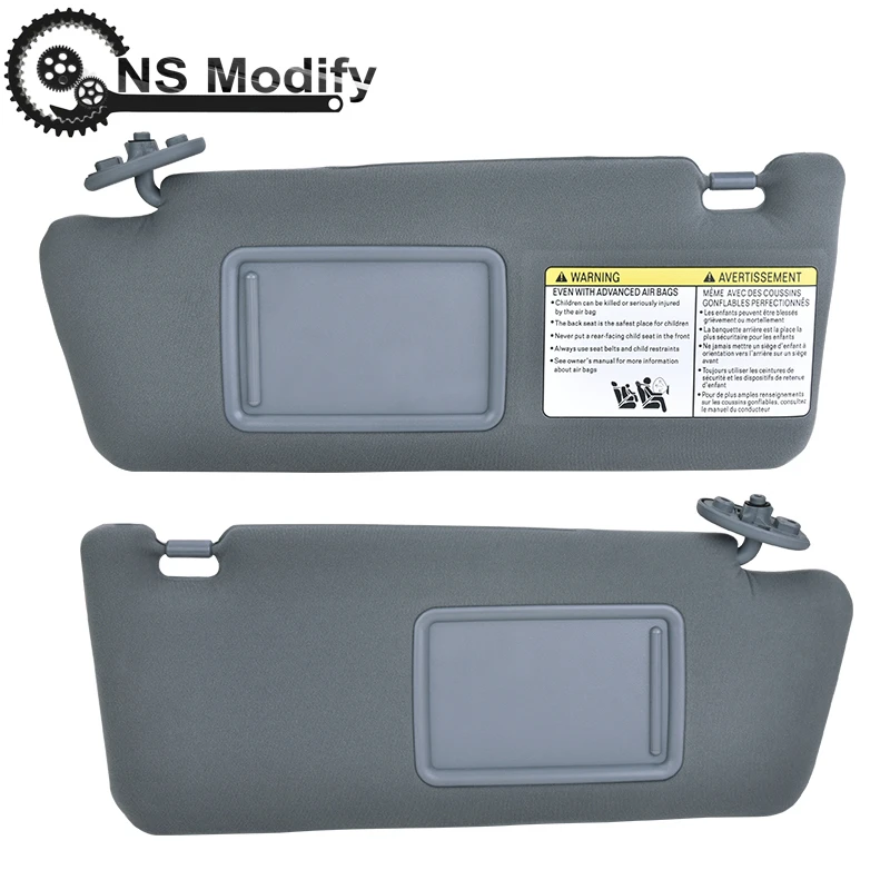 Автомобильный левый и правый солнцезащитный козырек с зеркалом для Toyota Tacoma 2005-2012