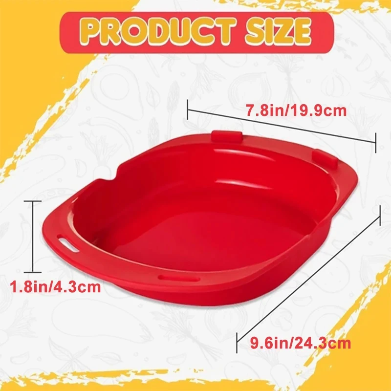 

New Hot Microwave Silicone Omelette Maker Egg Roll Baking Tray Pan Kitchen Supplies USJ99